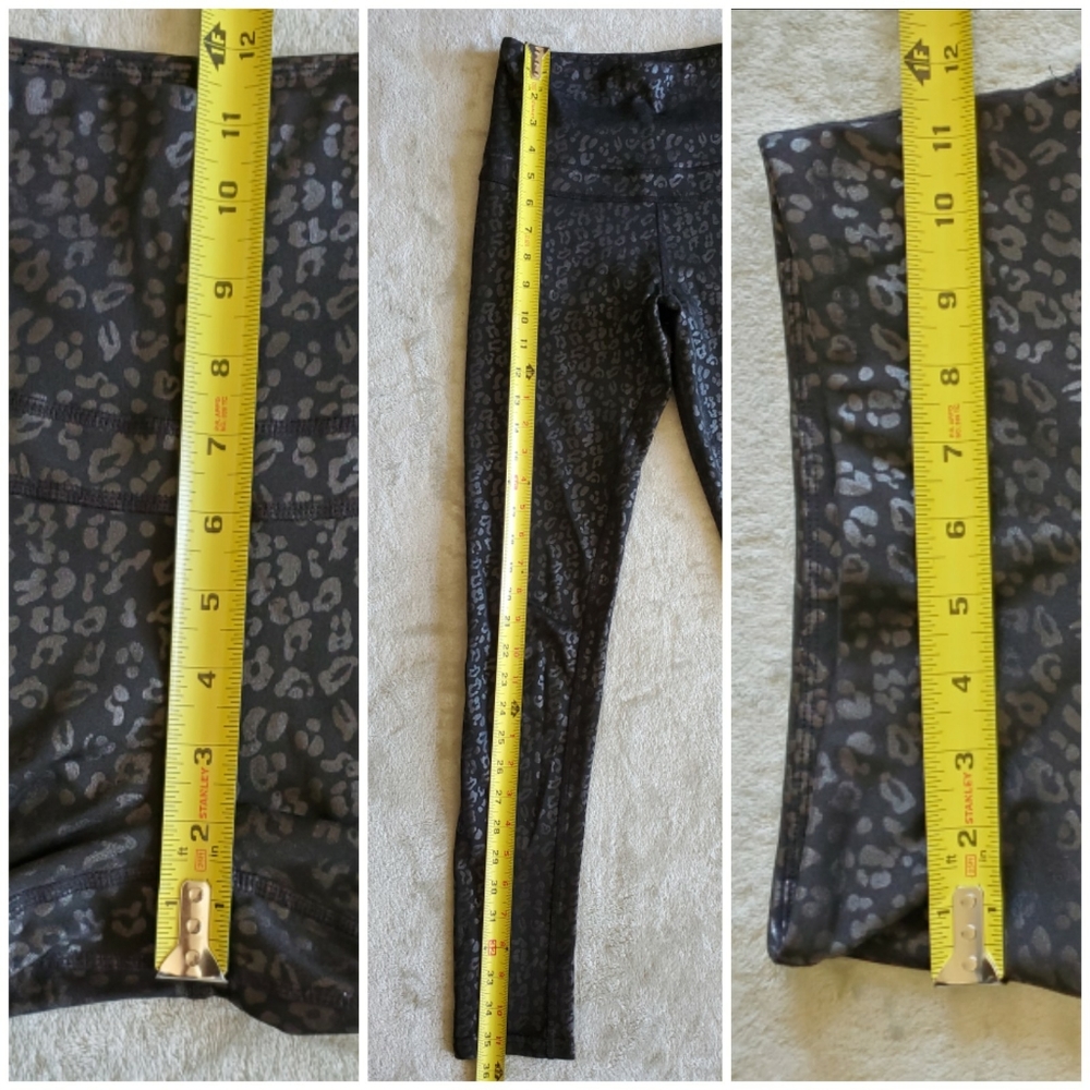LA‎ SOCIETY Leopard Print Black Leggings. - Picture 3 of 10
